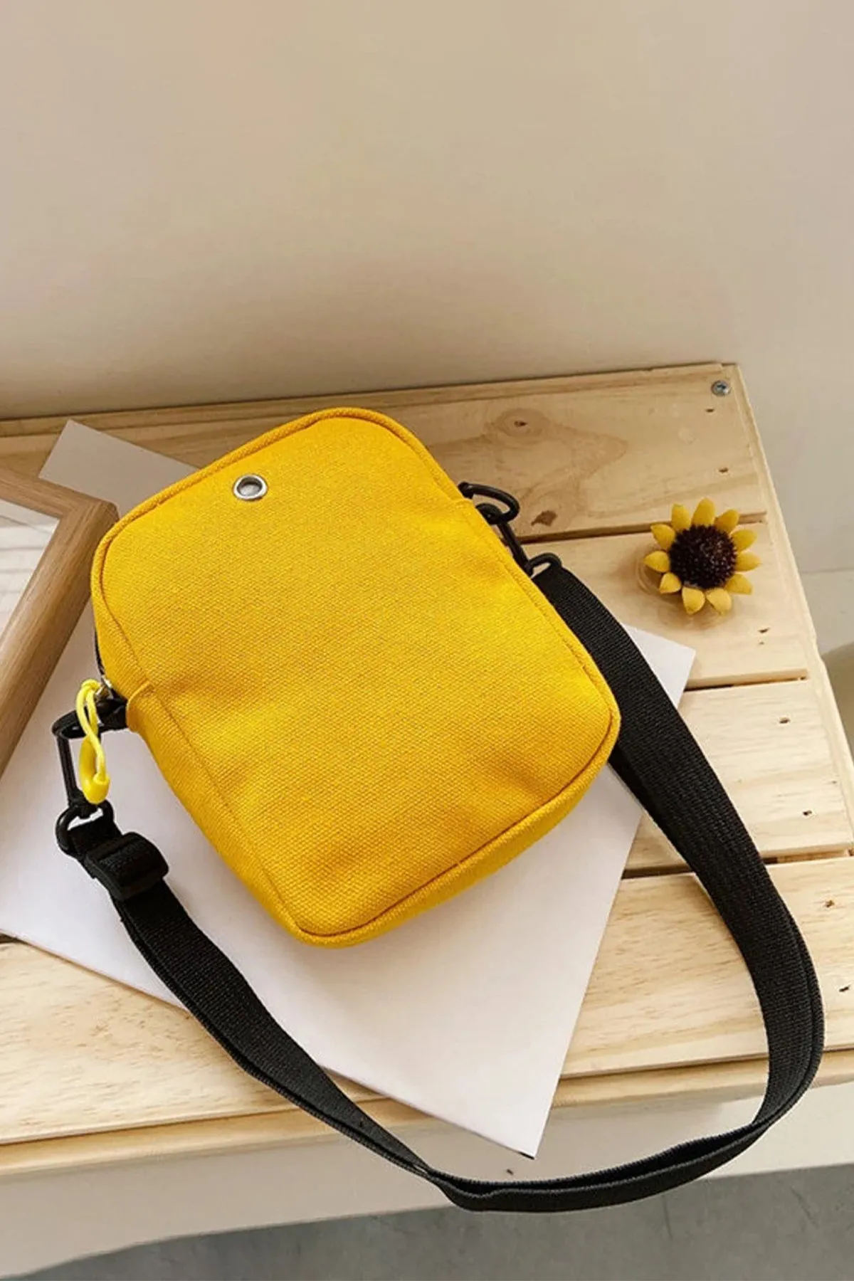 Yellow Mini Canvas bag - A23 - WHB0046