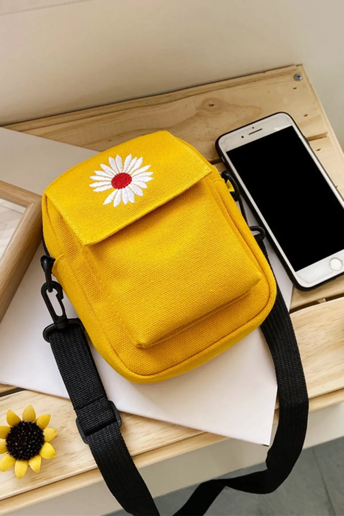 Yellow Mini Canvas bag - A23 - WHB0046